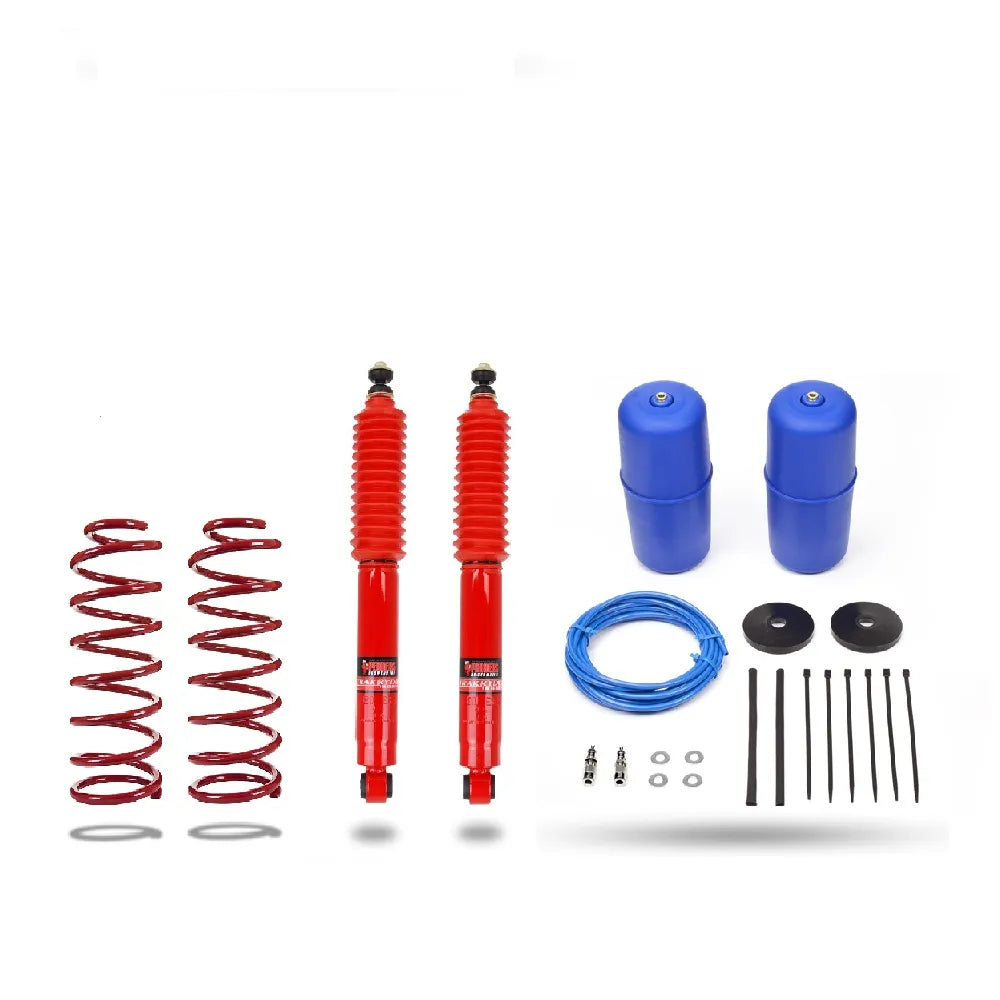 Pedders Extra Heavy duty Towing kit. With Supplementary Airbags.  Toyota Landcruiser 90 series / Colorado / Prado - 803131