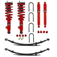 Pedders Heavy Duty Load Carrying and Towing Suspension Kit. With Assembled struts. Nissan Navara D40 - 803151