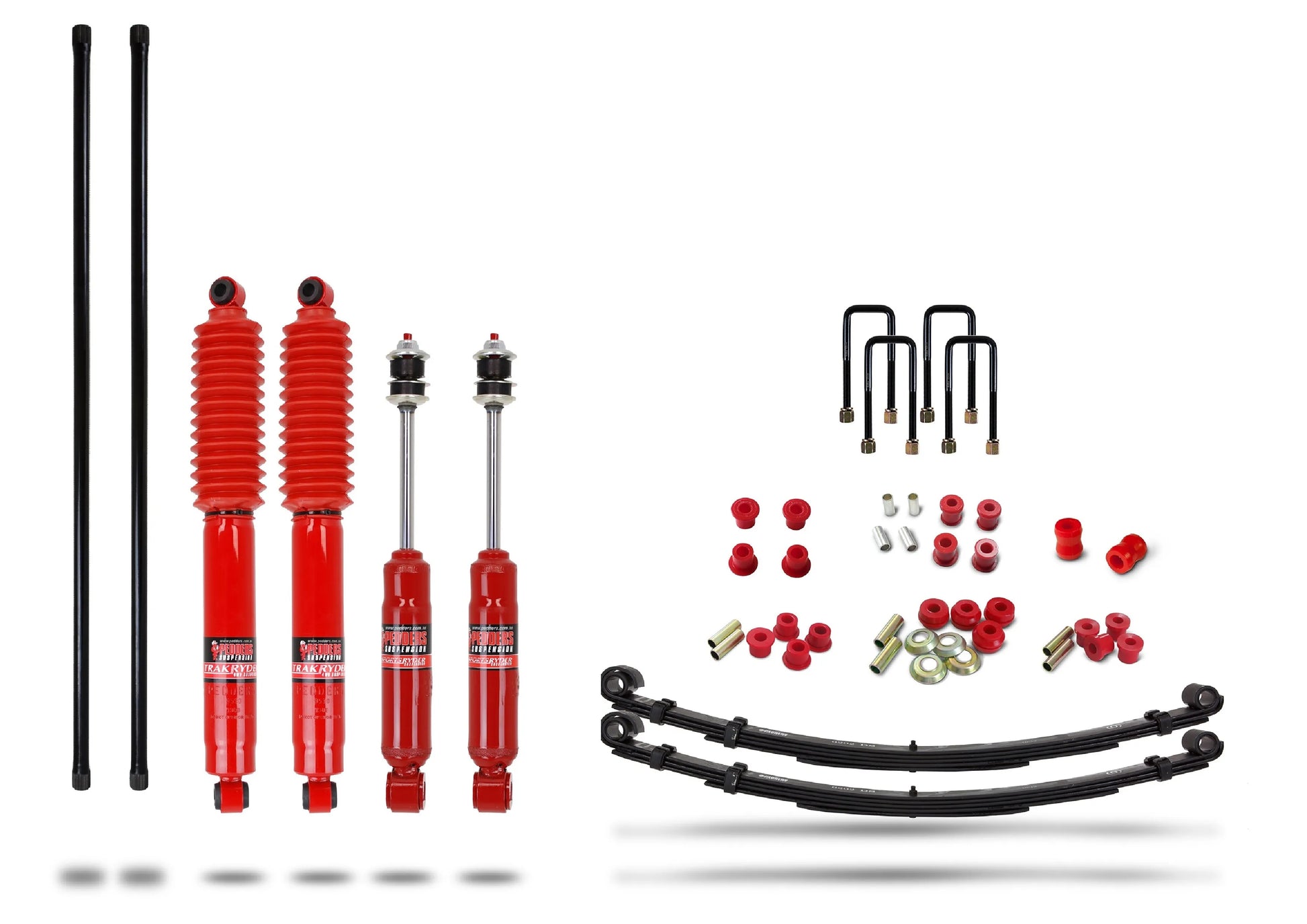 Pedders Heavy Duty Load Carrying and Towing Suspension Kit. Nissan Navara D21/22 Upto 1997 4WD ONLY - 803187