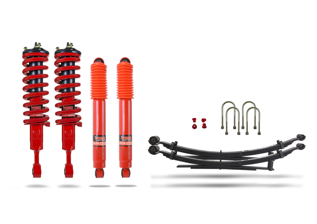 Pedders Extra Heavy Duty Load Carrying and Towing Suspension Kit. With Assembled struts. For Ford Ranger, PX - 803195
