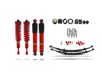 Pedders Heavy Duty Load Carrying and Towing Suspension Kit. With Addtional Air Bags. With Adjustable Foam Cell Shocks & Assembled Front Struts. Toyota Hilux MK8 & MK9 - 803240A