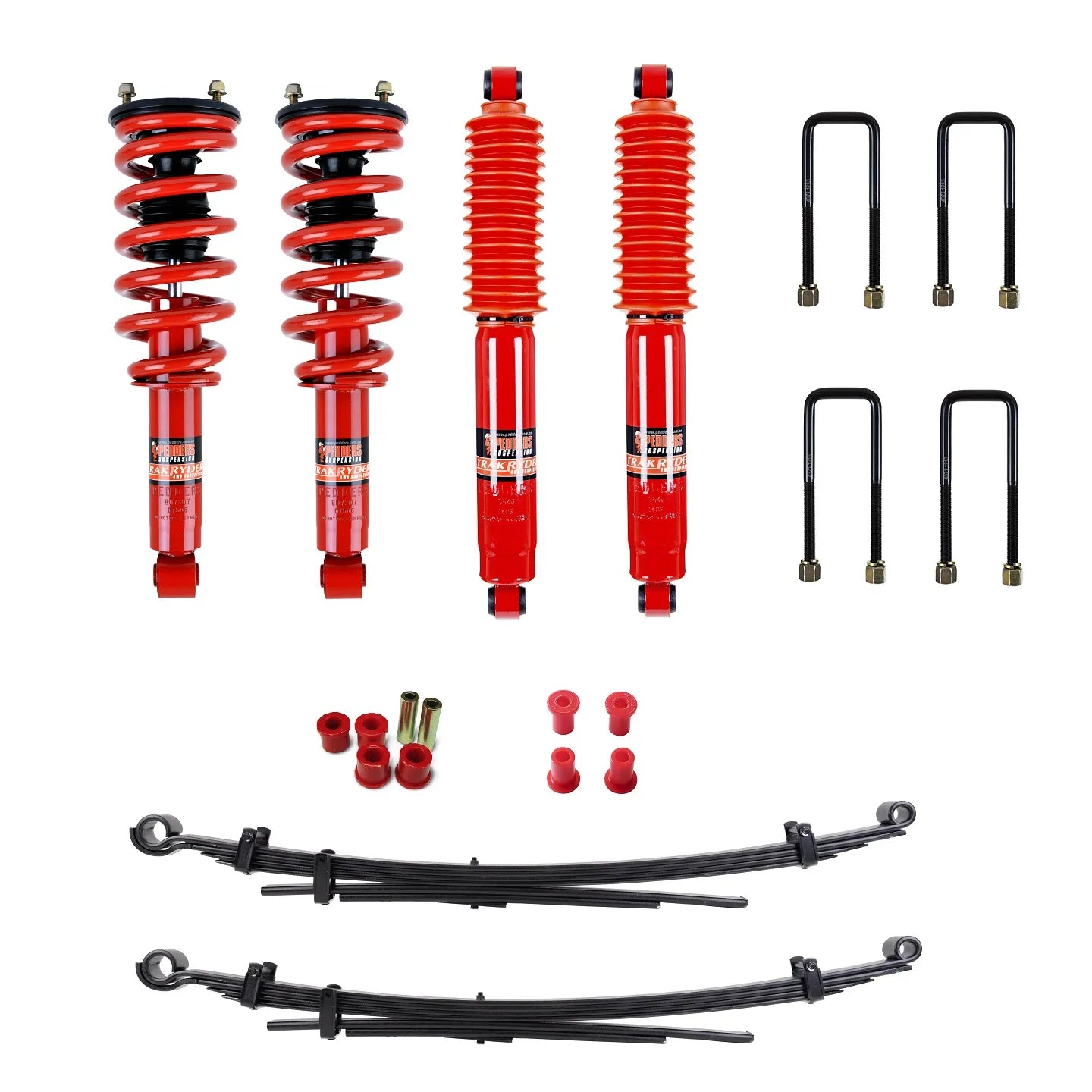 Pedders Extra Heavy Duty Load Carrying and Towing Suspension Kit. With Assembled Struts. Mitsubishi L200 - 803250
