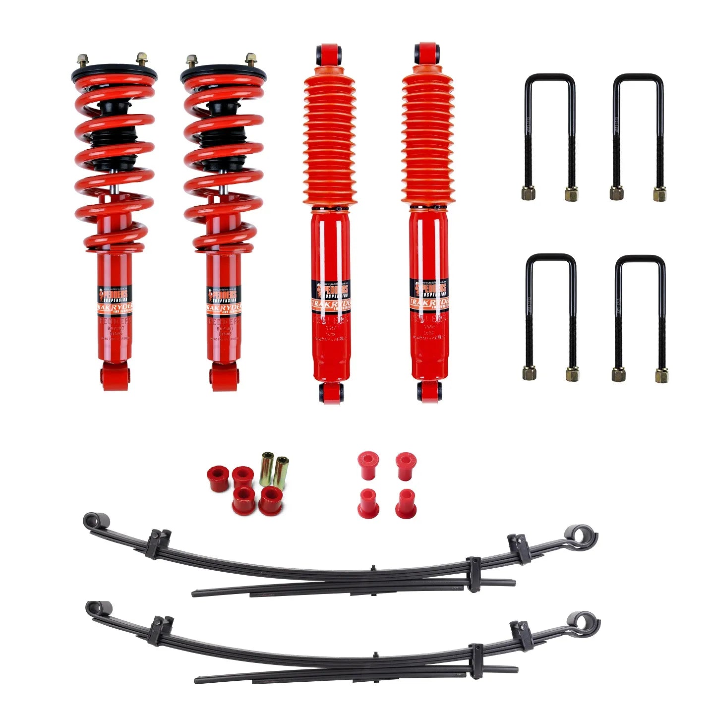 Pedders 1.5 Inch Suspension Lift Kit. Improved Ride kit. With Assembled Struts. Mitsubishi L200 - 803251