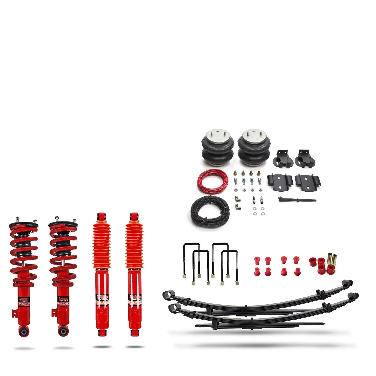 Pedders Heavy Duty Load Carrying and Towing Suspension Kit. With supplementary airbags.  Mitsubishi L200 - 803266