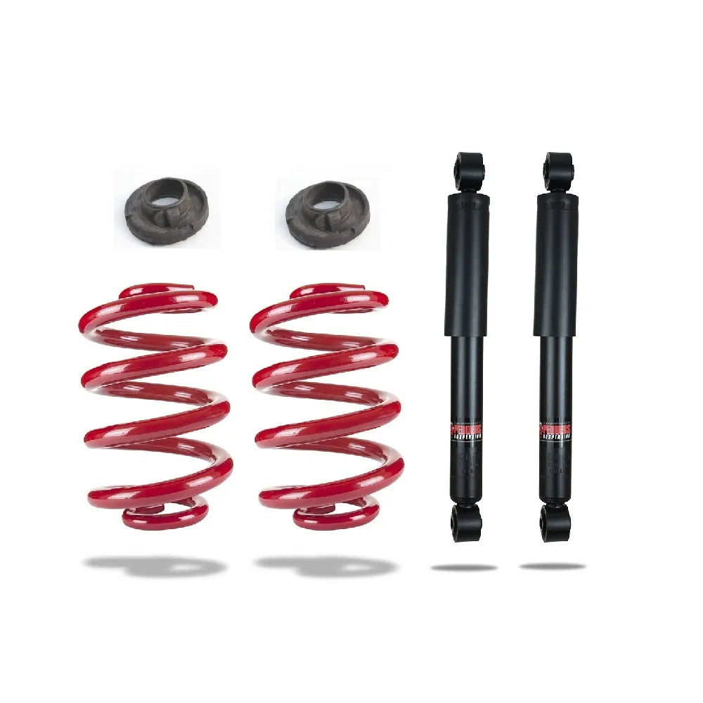 Pedders Heavy Duty Rear Suspension Kit with lower insulator rubbers. VW T5 & T6 Van & Chassis Cab - 803345