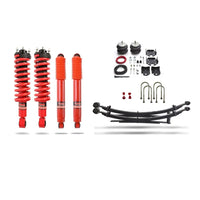 Pedders Heavy Duty Load Carrying and Towing Suspension kit. With Supplementary air bags & Assembled struts.  Ford Ranger, PX MkIII - 803370