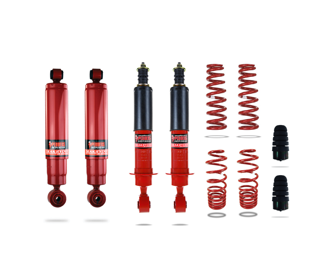 Pedders Super Heavy Duty Load Carrying & Towing Suspension Kit. Constant Load. Nissan Navara D23 - 803389