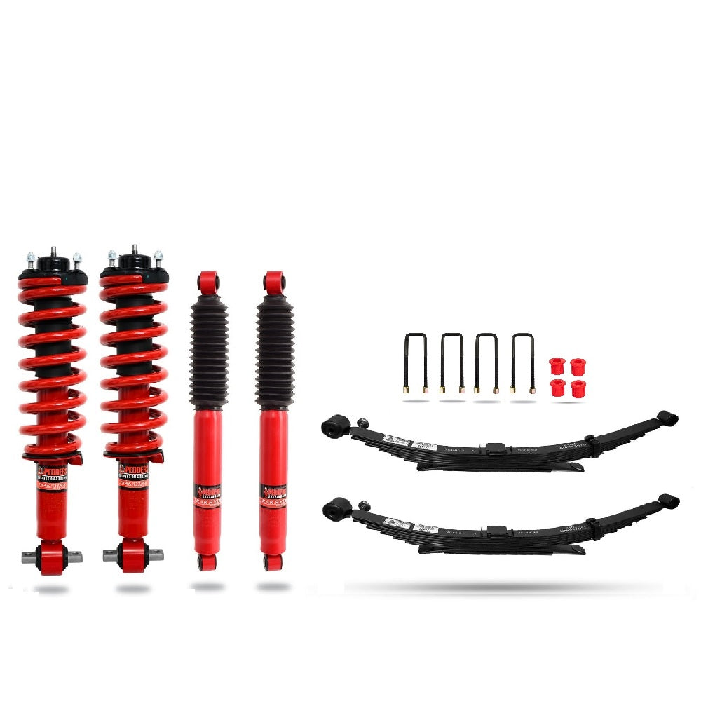 Pedders 2 Inch Extra Heavy Duty Load Carrying and Towing Kit. With Assembled Foam Cell Struts .Ford Ranger 2023 on. 3.0 V6 models - 803556