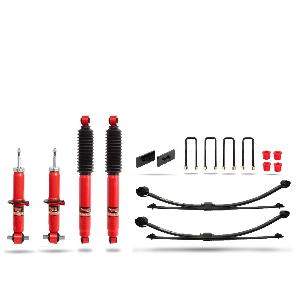 Pedders 2 Inch Suspension Lift Kit with Parabolic Leaf Springs. Volkswagen Amarok 2023 on. 3.0 V6 models - 803592P