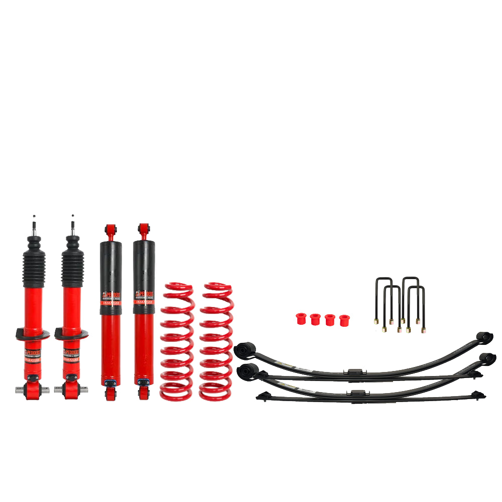 Pedders 2 Inch Suspension Lift Kit with Parabolic Leaf Springs and Adjustable Foam Cell Shocks. Volkswagen Amarok 2023 on. 3.0 V6 models - 803595PA