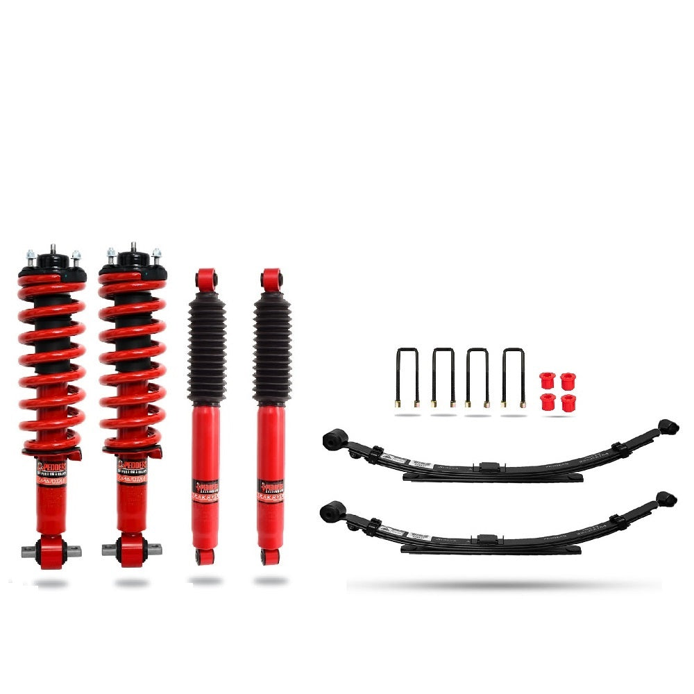 Pedders Lowering Kit. With Assembled Foam Cell struts. Volkswagen Amarok 2023 on. 3.0 V6 models - 803683