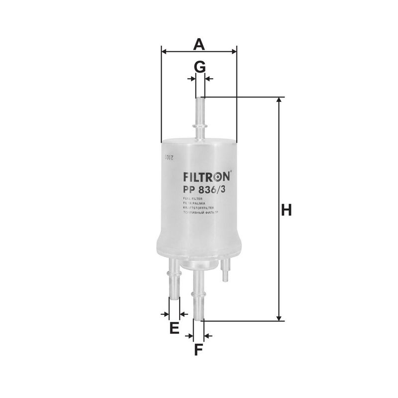 Degvielas filtrs - PP 836/3