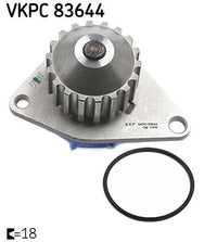 Vesipumppu, moottorin jäähdytys - VKPC 83644