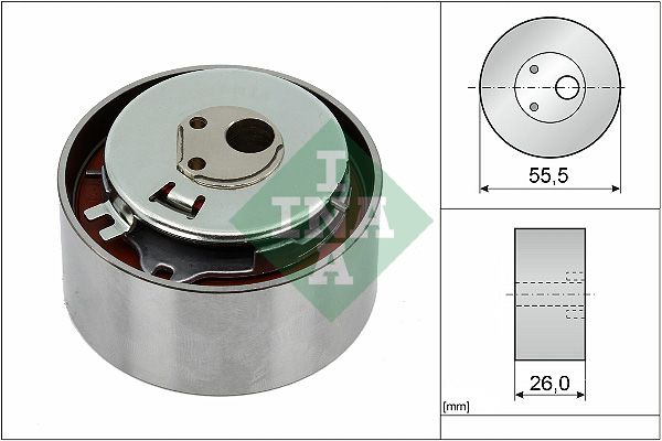 Zobsiksnas spriegotājrullis - 531 0778 10