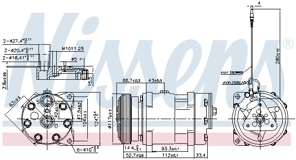 Kompressori, ilmastointilaite - 89489