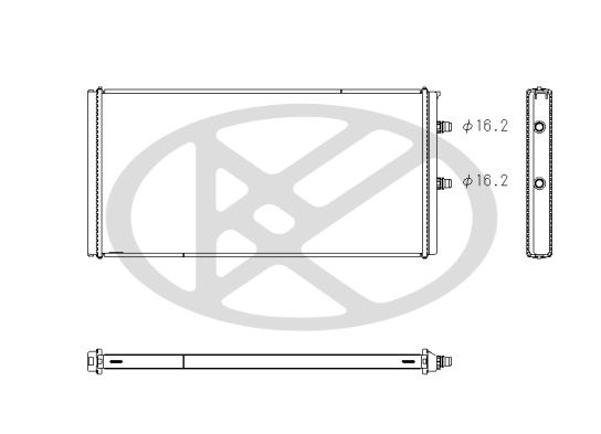 Motora dzesēsanas radiators - PL423462