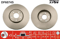 Bremžu diski - DF6074S