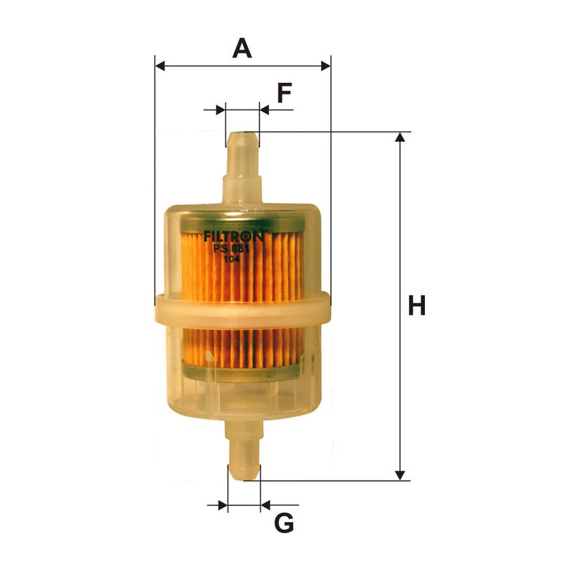 Degvielas filtrs - PS 881