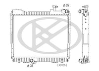 Motora dzesēsanas radiators - PL023260