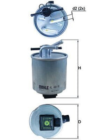 Degvielas filtrs - KL 440/36