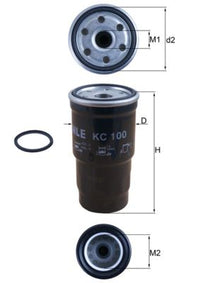Degvielas filtrs - KC 100D