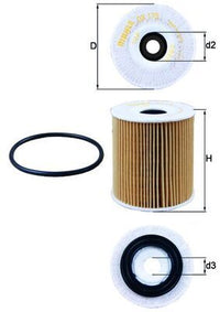 Eļļas filtrs - OX 175D