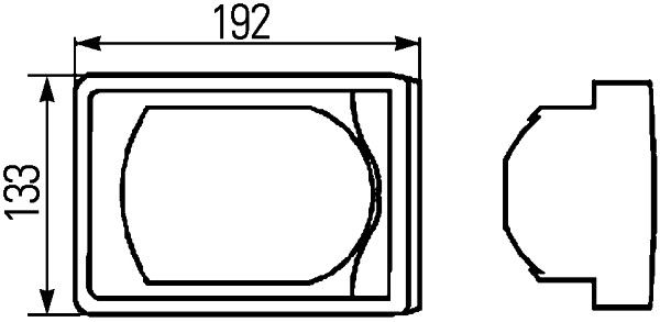 Pagrieziena signāla lukturis - 2BA 345 982-041