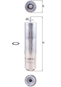 Degvielas filtrs - KL 169/4D