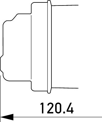 Suojakupu, kaukovalo - 9GH 145 943-001