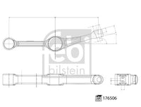 Balstiekārtas svira - 176506
