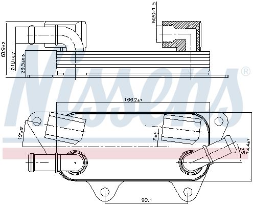 Eļļas radiators, Motoreļļa - 90789
