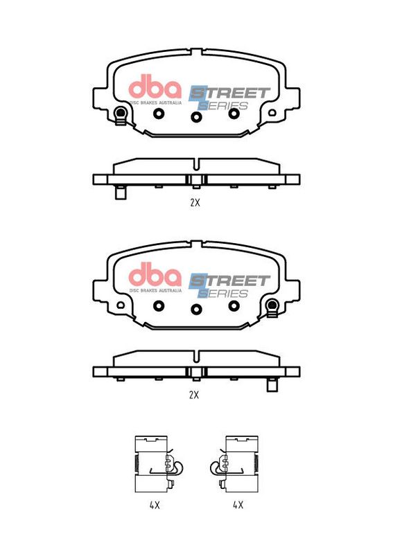 Brake Pads Street Series | Rear Axle - DB2153SS