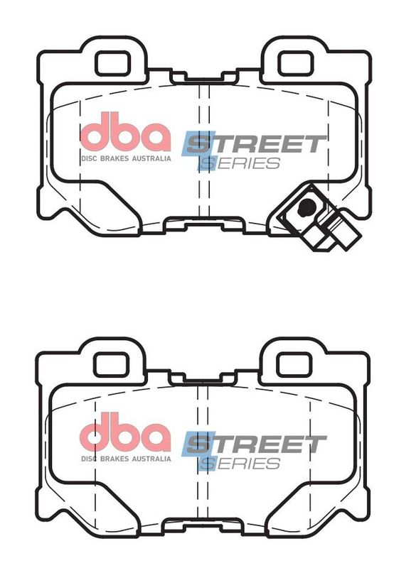 Brake Pads Street Series Ceramic | Rear Axle - DB2401SS