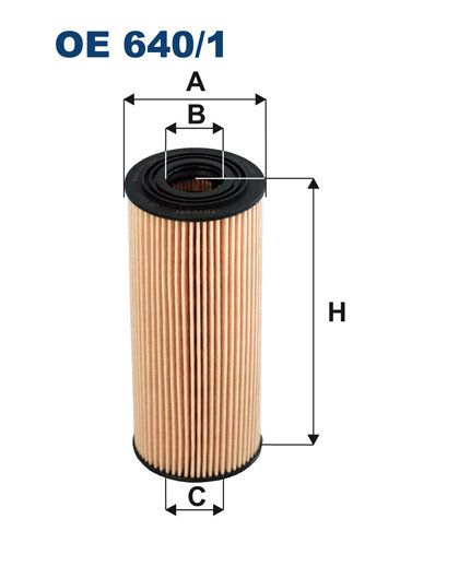 Eļļas filtrs - OE 640/1