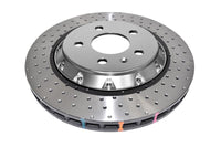 5000 series - Crossed Drilled & Dimpled Silver Hat - DBA52844SLVXD