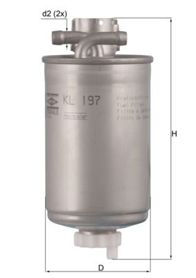 Degvielas filtrs - KL 197