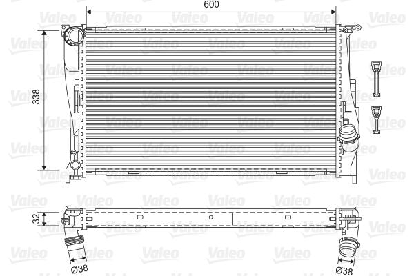 Motora dzesēsanas radiators - 701601