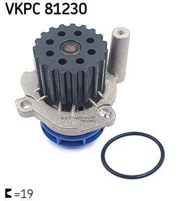 Vesipumppu, moottorin jäähdytys - VKPC 81230