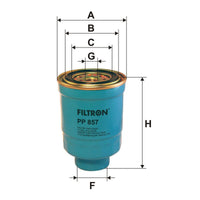 Degvielas filtrs - PP 857