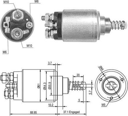 Magneettikytkin, käynnistin - 940113050389