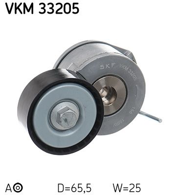 Daudzceliņu siksnas spriegotājrullītis - VKM 33205