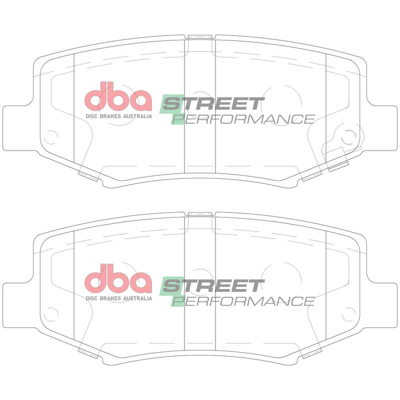 Brake Pads Street Performance | Rear Axle - DB2003SP
