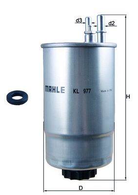 Degvielas filtrs - KL 977D