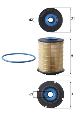 Degvielas filtrs - KX 404D