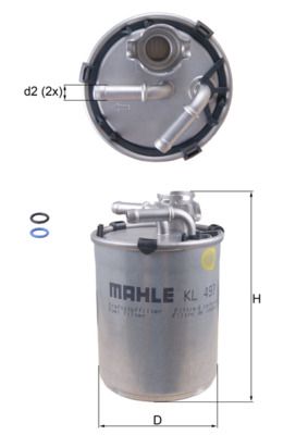 Degvielas filtrs - KL 497D
