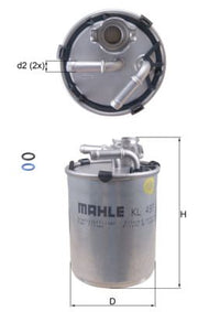 Degvielas filtrs - KL 497D