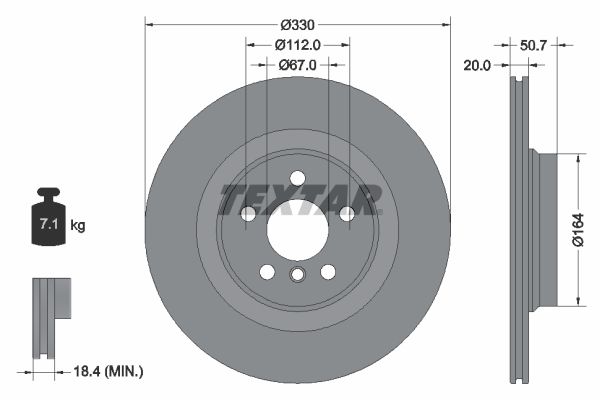 Bremžu diski - 92306805