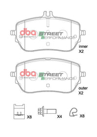 Brake Pads Street Performance | Front Axle - DB15267SP