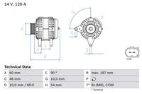 Laturi - 0 986 080 350