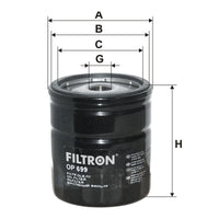 Eļļas filtrs - OP 699